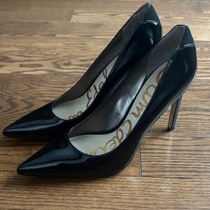 Sam Edelman Glossy Black Heels